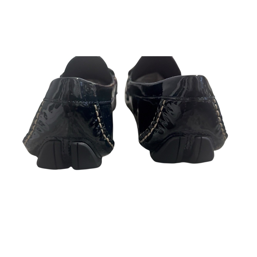 Salvatore‎ Ferragamo Parigi Cobalto Patent Leather Driver Loafers 6.5 EE New - Picture 5 of 10